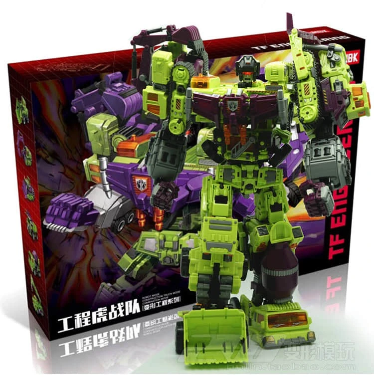 NBK Devastator TF Engineering Full Set Of 6 - Image 2
