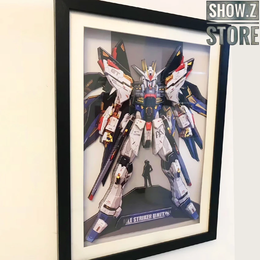 ChenFu Studio GAT-X105+AQM/E-X01 Aile Strike Gundam 3D Wall Art Decoration Picture - Image 5