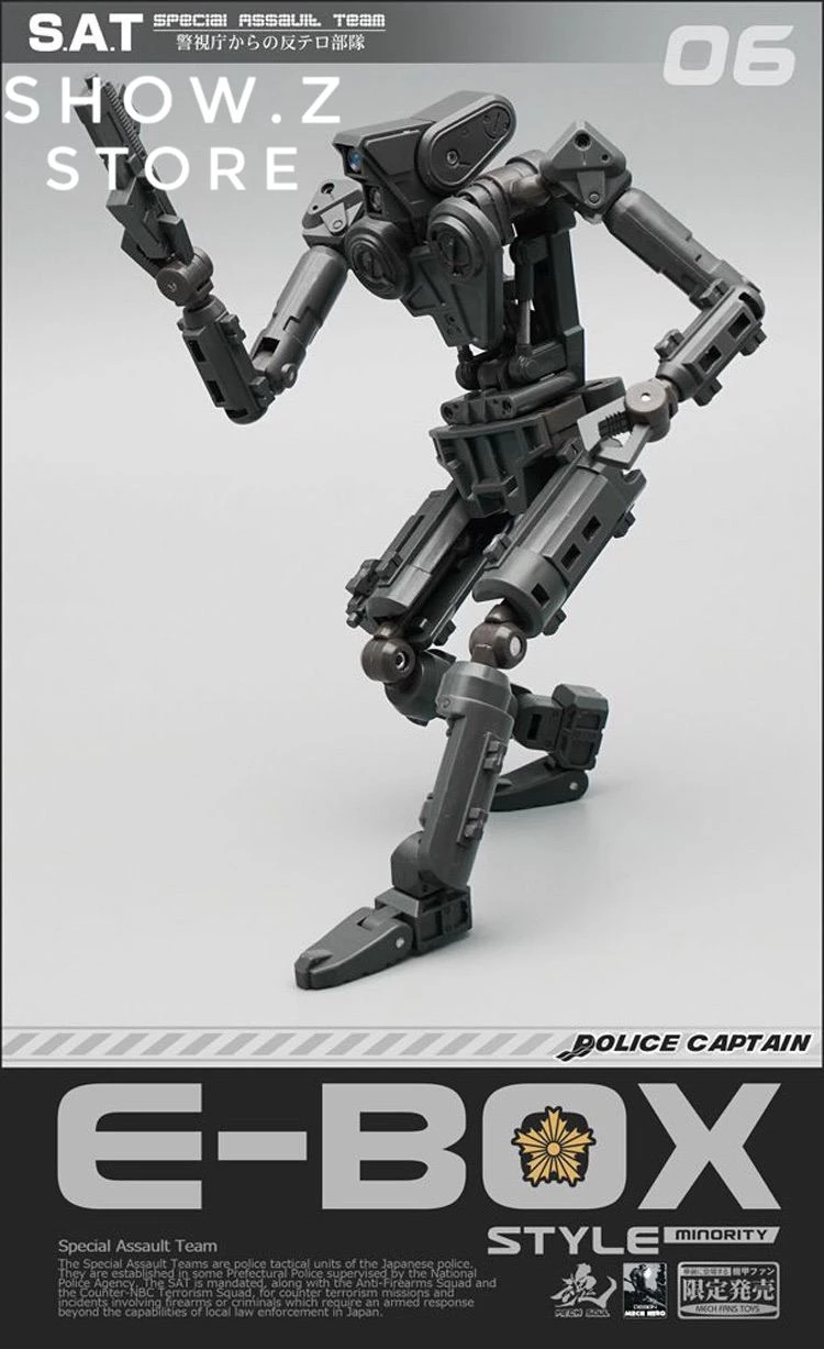 MechFansToys SAT-06B E-Box Assault Team Style Minority Black Version - Image 4