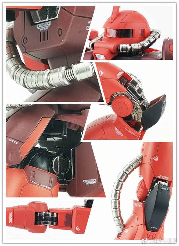 Metal Soldier MS 1/100 MS-06S MS06S Char's Zaku II Side 3 Side3 Red Comet Gundam Mobile Suit - Image 7