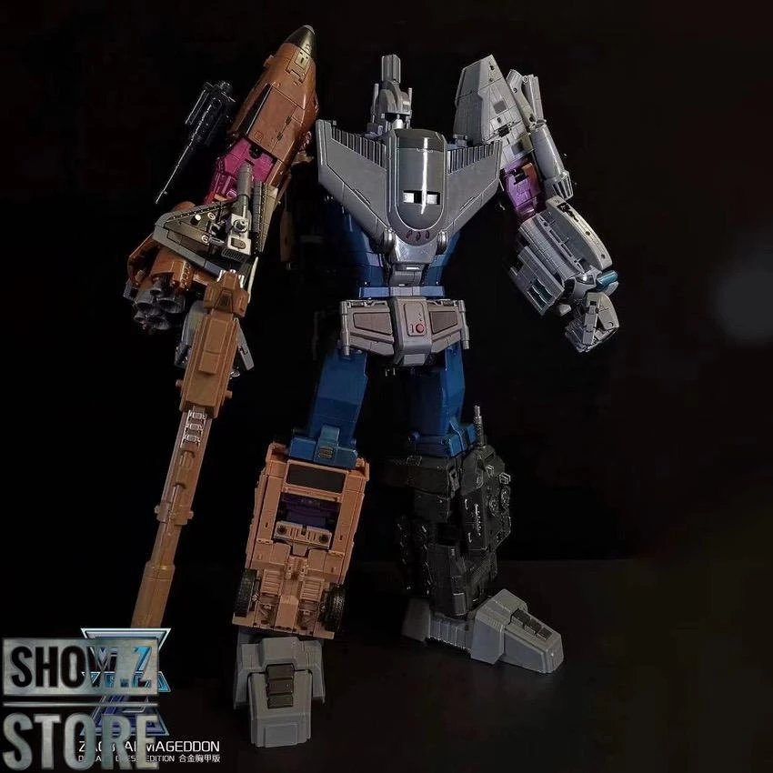 Zeta Toys ZA-08 Armageddon Bruticus Diecast Chest Version Full Set Of 5 - Image 2