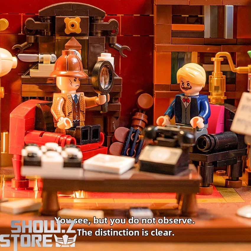 Pantasy 86218 Sherlock Holmes 221B Baker Street Building Blocks - Image 15