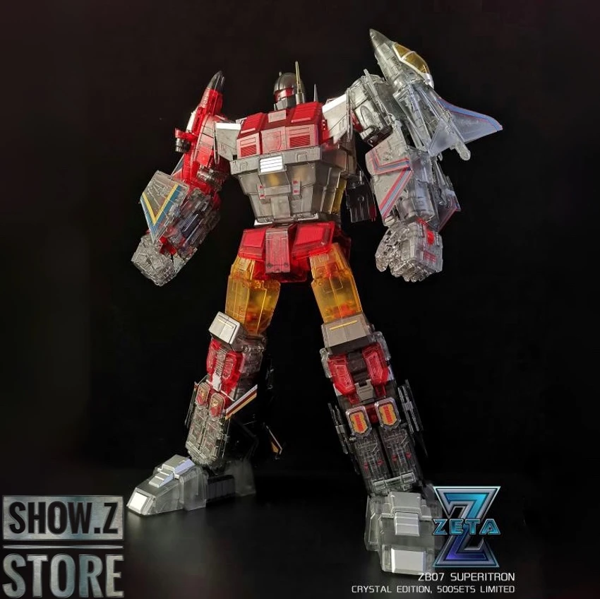 Zeta Toys ZB-07 Superitron Superion Clear Version Giftbox Set Of 6 - Image 2