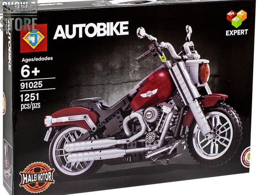 Lepin/Jack 91025 Harley-Davidson Motorcycle Fat Boy - Image 2