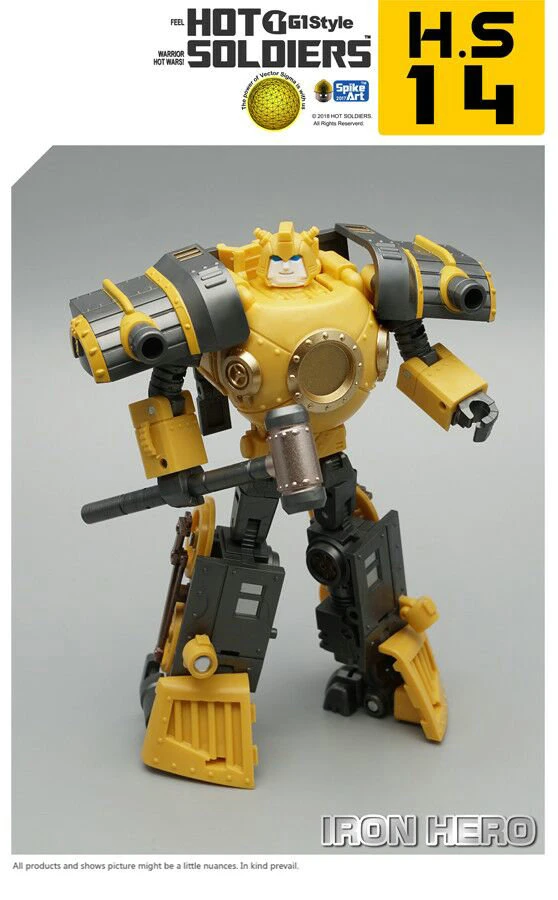 Mech Planet Hot Soldiers HS14 Iron Hero Bumblebee Hearts Of Steel - Image 5