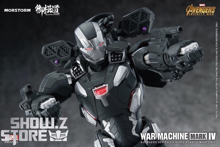 Eastern Model 1/9 Iron Man Mark 4 War Machine Model Kit Reissue - Image 3