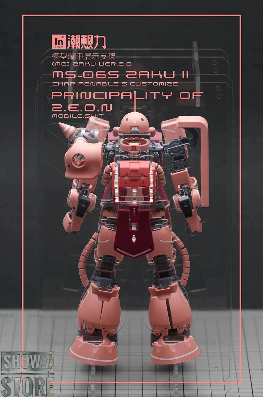 Inforce MS-06S Zaku II Commander Type Internal Structure Showcase Display - Image 3
