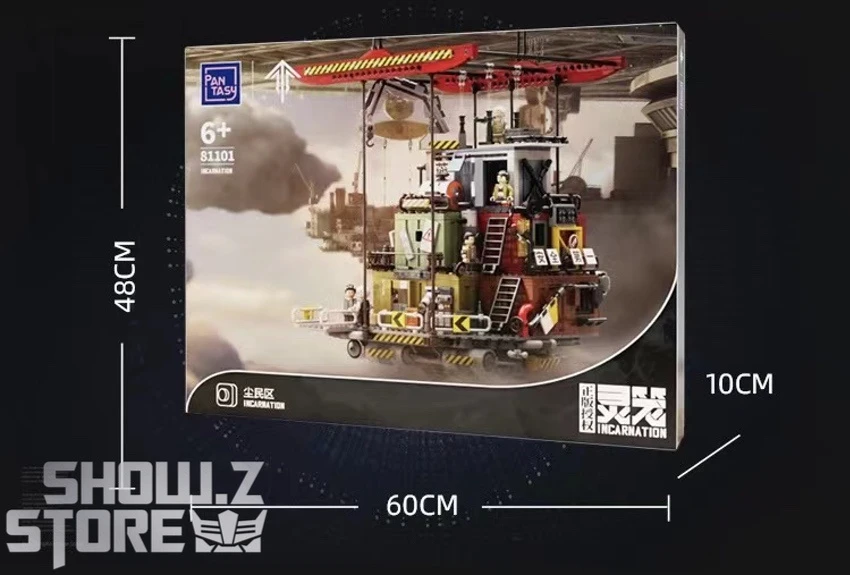 Pantasy 81101 Licensed Incarnation The Floating Mechanical City Building Blocks - Image 15