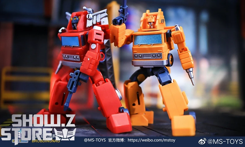 Magic Square MS-B01A Architect Inferno & MS-B02A Fire Extinguisher Grapple Metallic Color Version Set Of 2 - Image 14