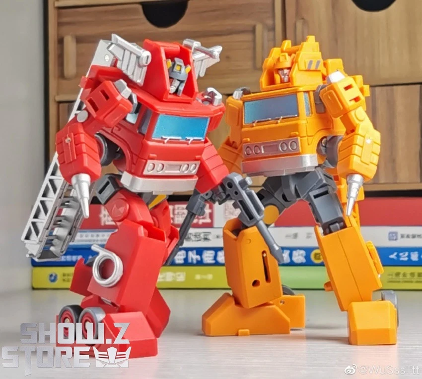 Magic Square MS-B01A Architect Inferno & MS-B02A Fire Extinguisher Grapple Metallic Color Version Set Of 2 - Image 9