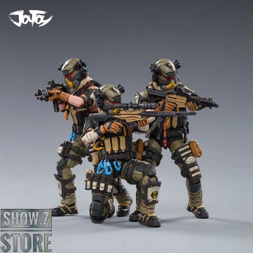 JoyToy Source 1/18 Hardcore Coldplay Hell Skull Paratrooper Squad Set Of 3 - Image 5