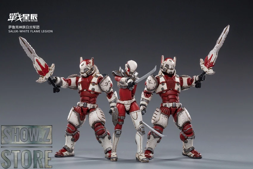 JoyToy Source 1/18 Saluk White Flame Legion Set Of 3 - Image 7