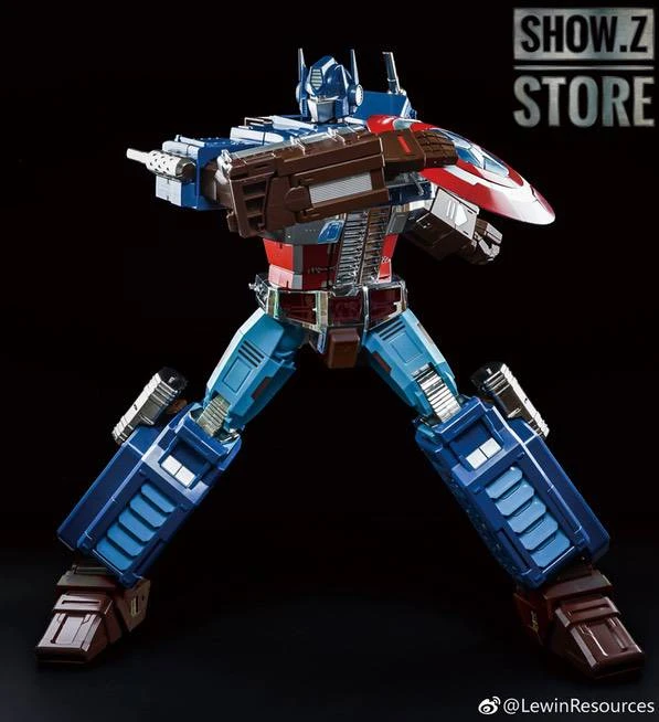 Lewin Resources LW-01A Optimus Prime Captain America Style Oversized 71cm W/ LED - Image 6