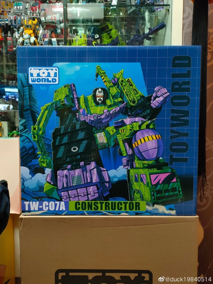 Toyworld TW TW-C07A TWC07A Constructor Devastator Cel Cell Shaded Deluxe Version Set Of 6 - Image 2