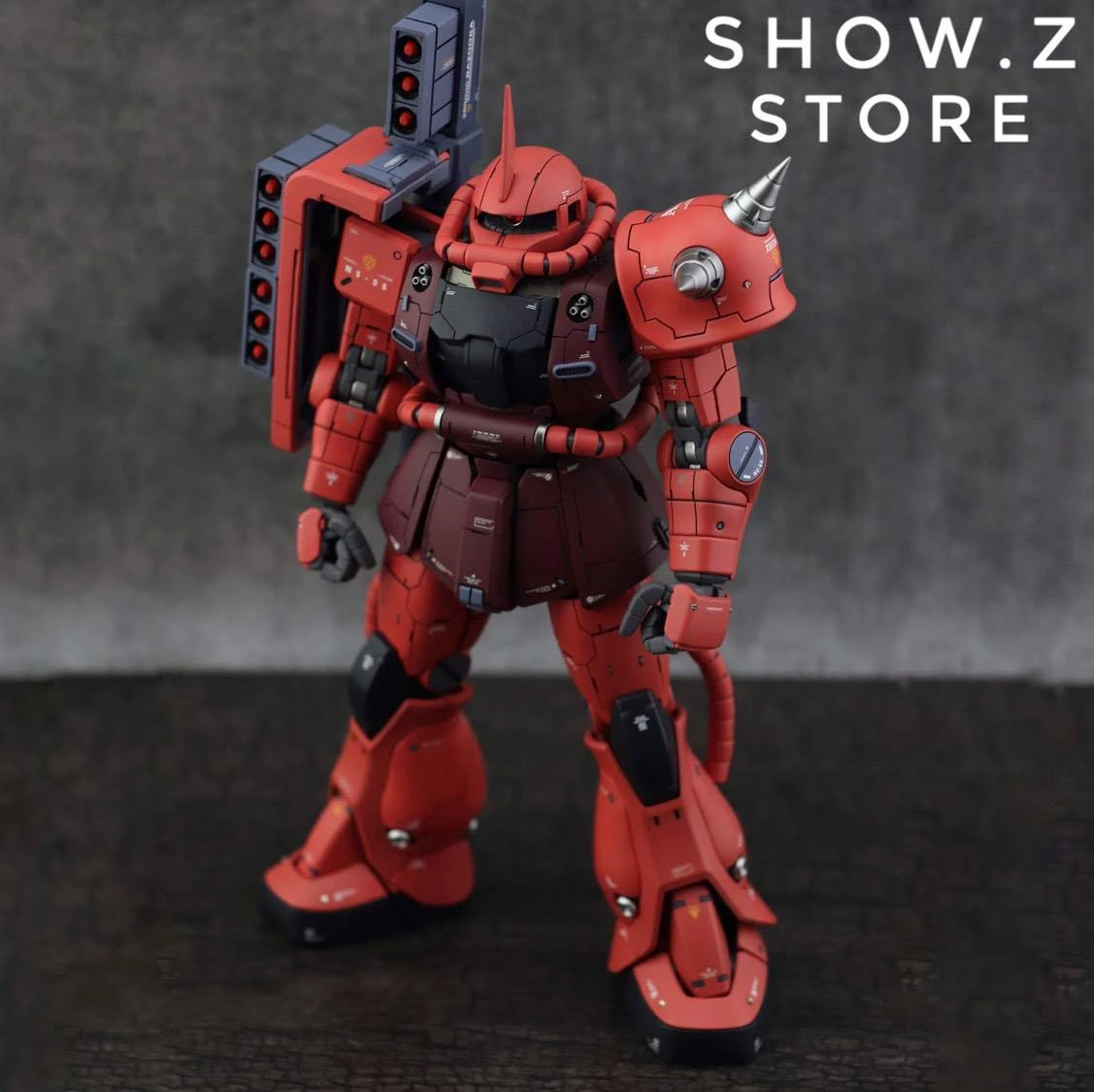 Metal Club MC 1/100 MS-06S Char's Red Zaku II Metal Build Anaheim Factory Style - Image 2