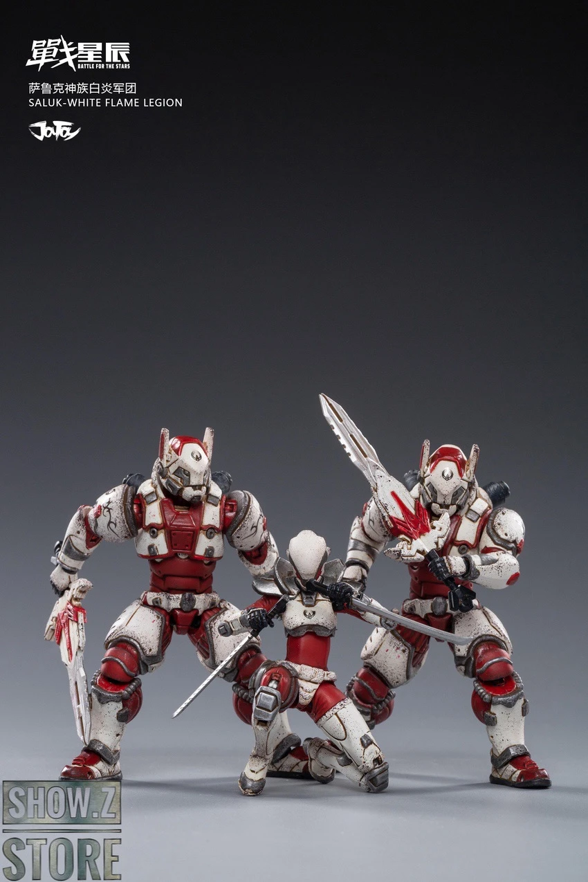 JoyToy Source 1/18 Saluk White Flame Legion Set Of 3 - Image 4