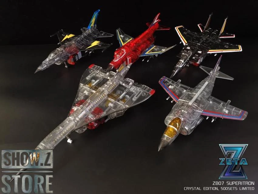 Zeta Toys ZB-07 Superitron Superion Clear Version Giftbox Set Of 6 - Image 8