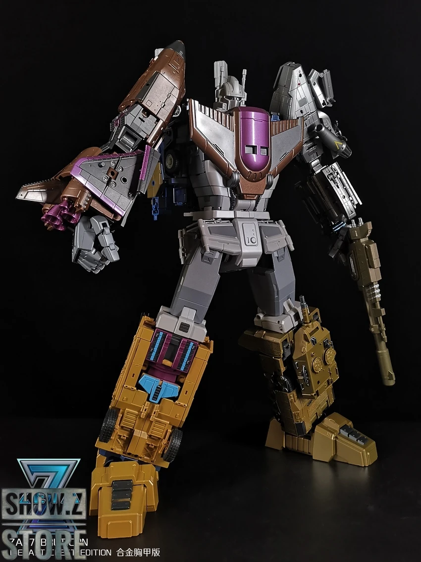 Zeta Toys ZA-07 Bruticon Bruticus Metal Chest Version Full Set Of 5 - Image 3