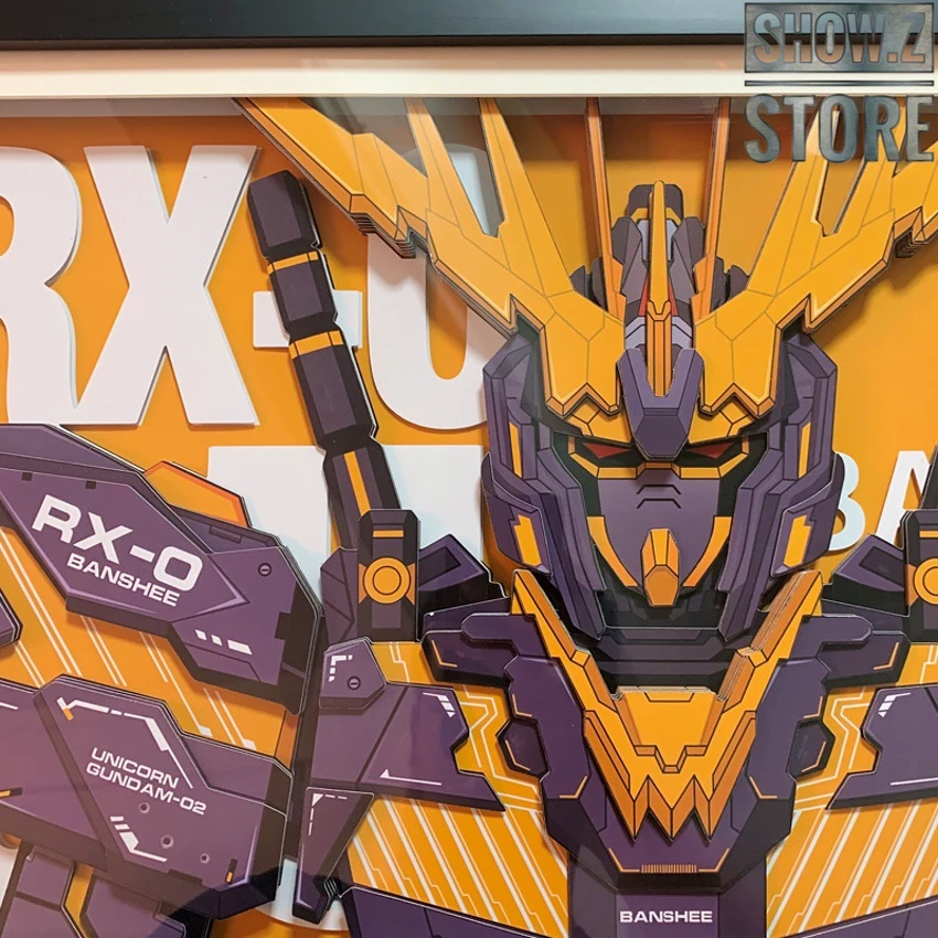 ChenFu Studio RX-0 Unicorn Gundam 02 Banshee 3D Wall Art Decoration Picture - Image 4