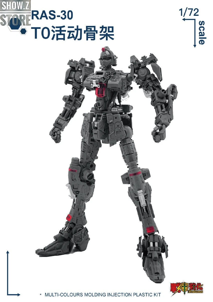 Rodams 1/72 RAS-30 RX-78GP03S Gundam Clear Version Model Kit - Image 18