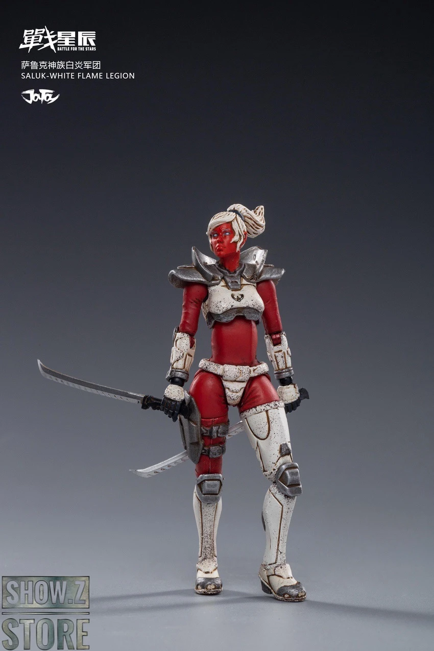 JoyToy Source 1/18 Saluk White Flame Legion Set Of 3 - Image 9