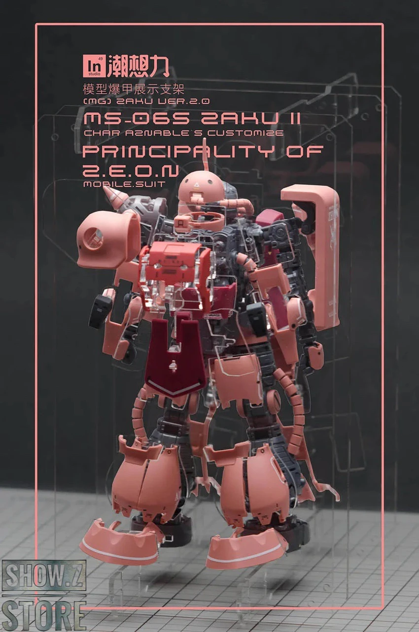 Inforce MS-06S Zaku II Commander Type Internal Structure Showcase Display - Image 5
