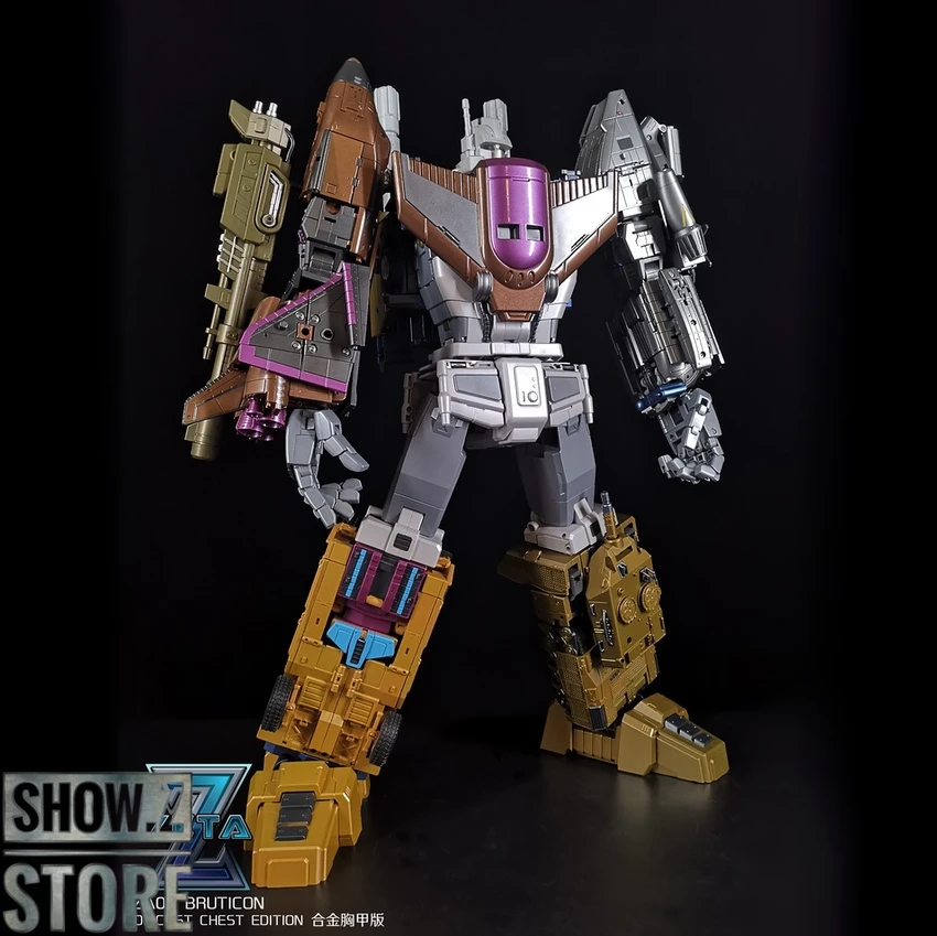 Zeta Toys ZA-07 Bruticon Bruticus Metal Chest Version Full Set Of 5 - Image 2
