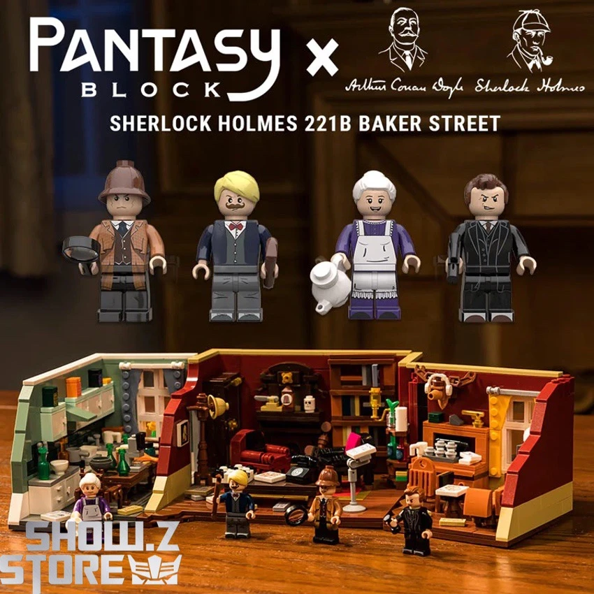 Pantasy 86218 Sherlock Holmes 221B Baker Street Building Blocks - Image 2