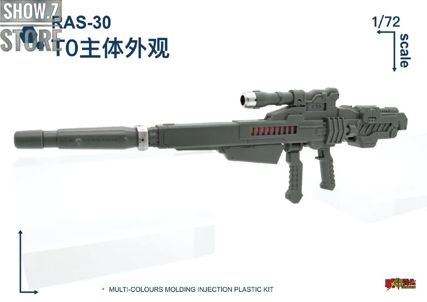 Rodams 1/72 RAS-30 RX-78GP03S Gundam Orange Version Model Kit - Image 16