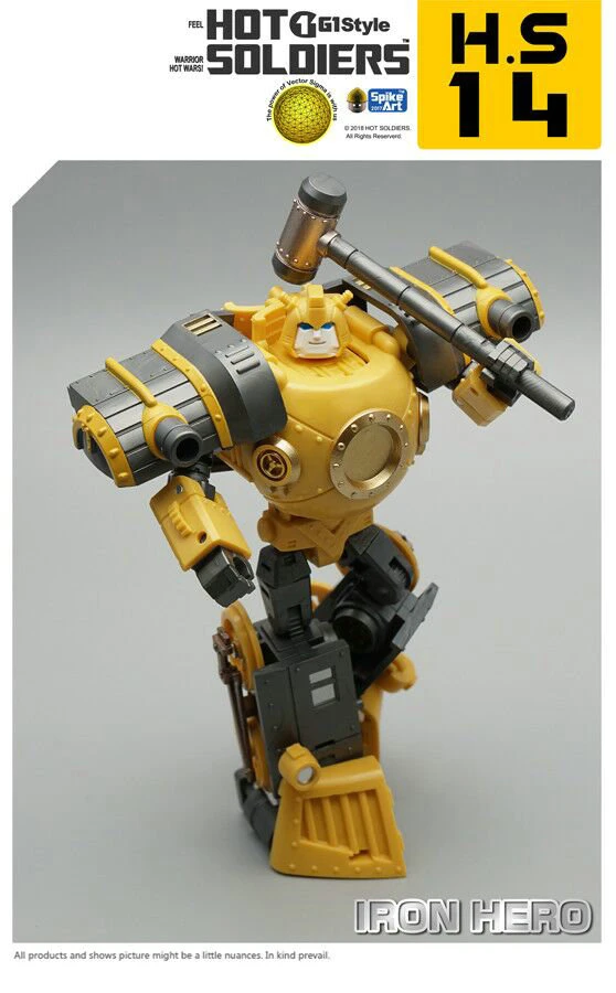 Mech Planet Hot Soldiers HS14 Iron Hero Bumblebee Hearts Of Steel - Image 6