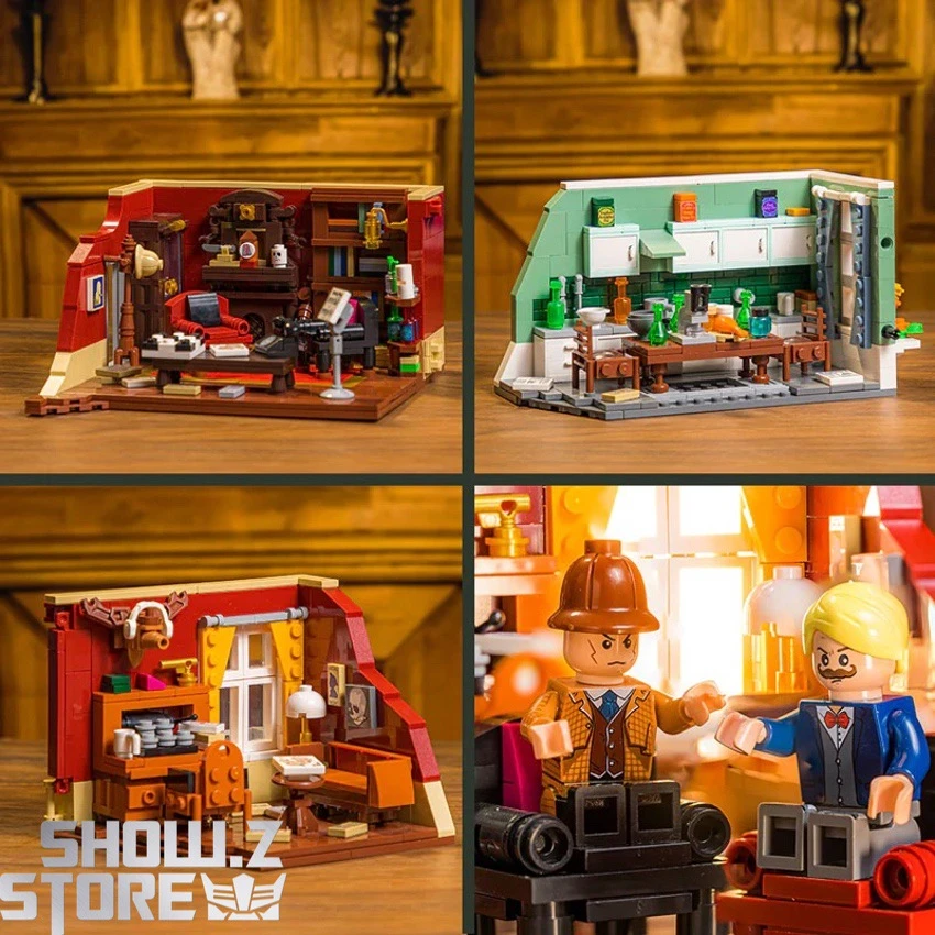 Pantasy 86218 Sherlock Holmes 221B Baker Street Building Blocks - Image 3