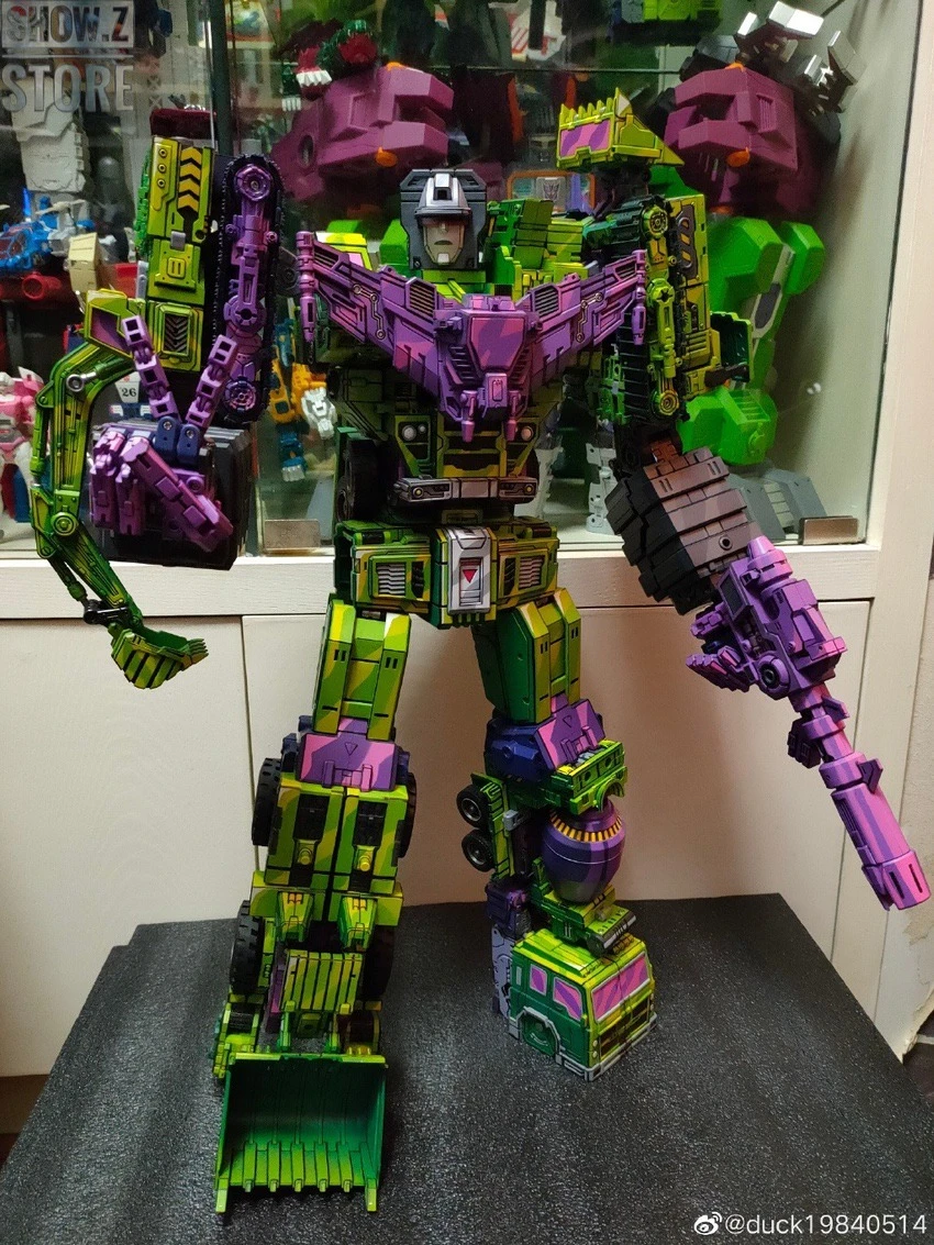 Toyworld TW TW-C07A TWC07A Constructor Devastator Cel Cell Shaded Deluxe Version Set Of 6 - Image 4