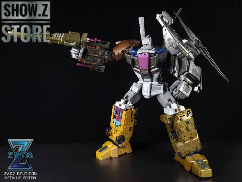 Zeta Toys ZA-07 Bruticon Bruticus Metallic Edition Full Set Of 5 - Image 3