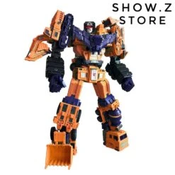 Toyworld TW TWC07E TW-C07E Orange Constructor Devastator Orange Version Set Of 6