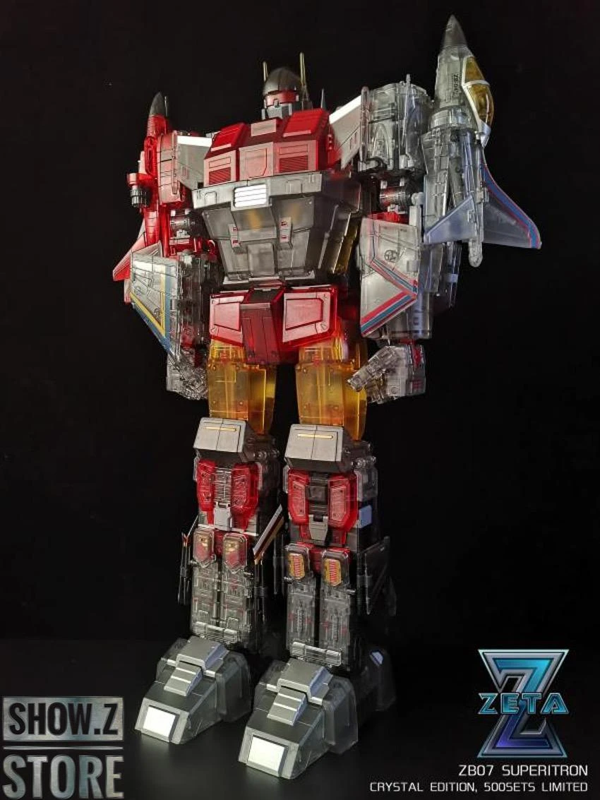 Zeta Toys ZB-07 Superitron Superion Clear Version Giftbox Set Of 6 - Image 5