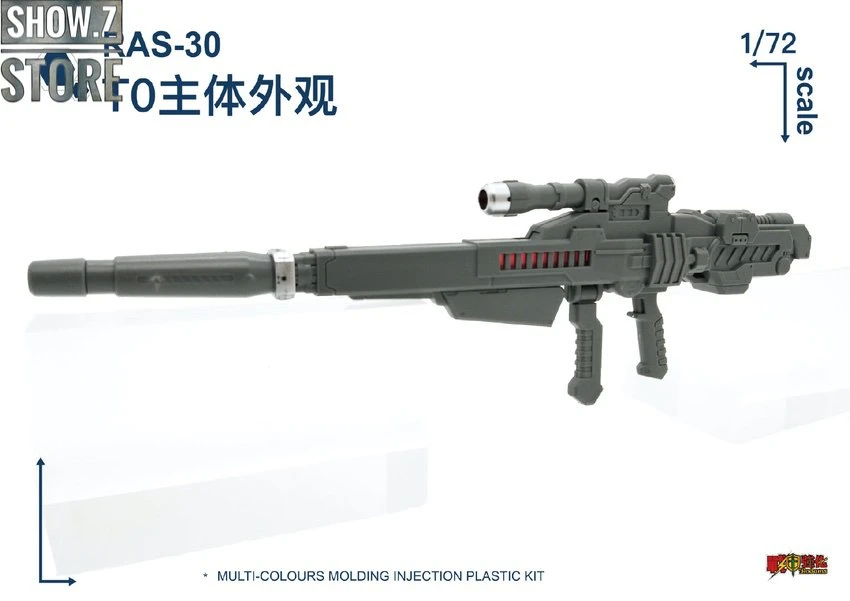 Rodams 1/72 RAS-30 RX-78GP03S Gundam Orange Version Model Kit - Image 10