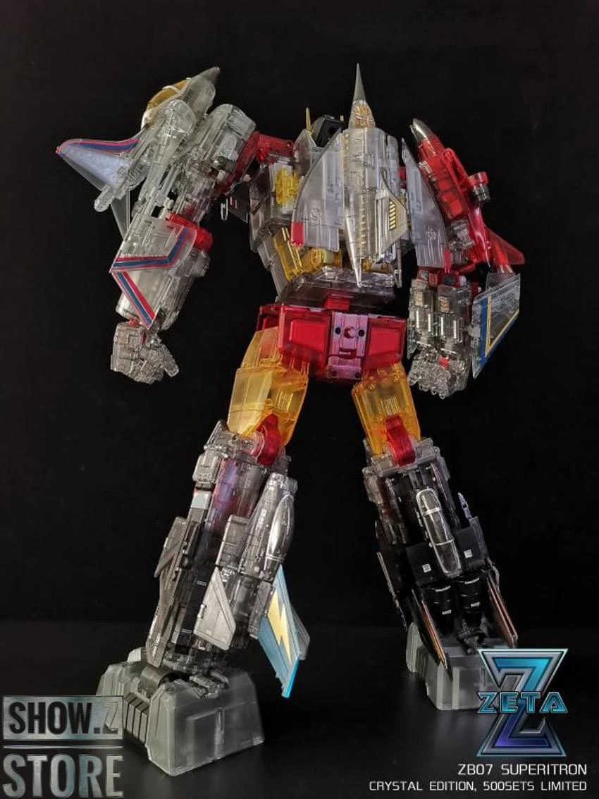 Zeta Toys ZB-07 Superitron Superion Clear Version Giftbox Set Of 6 - Image 3
