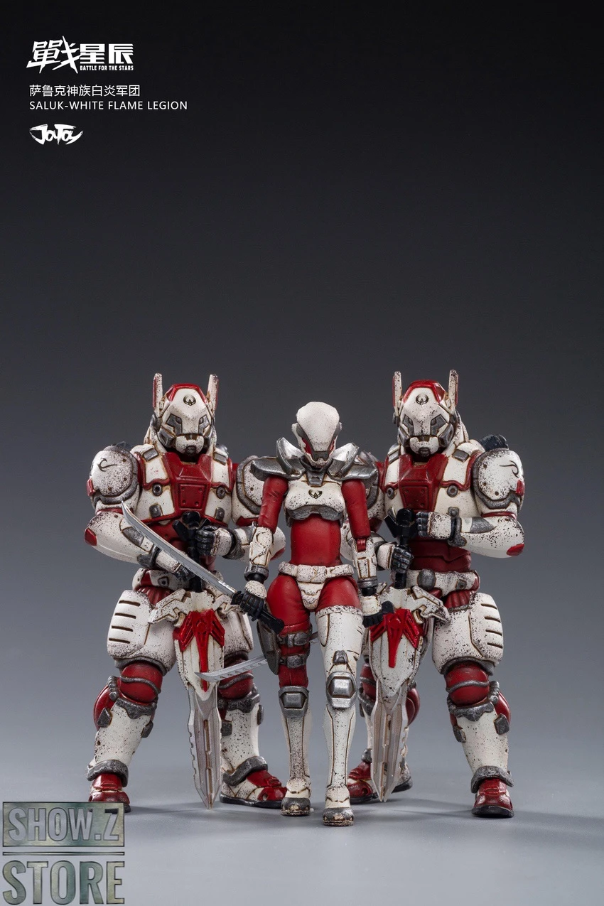 JoyToy Source 1/18 Saluk White Flame Legion Set Of 3 - Image 6