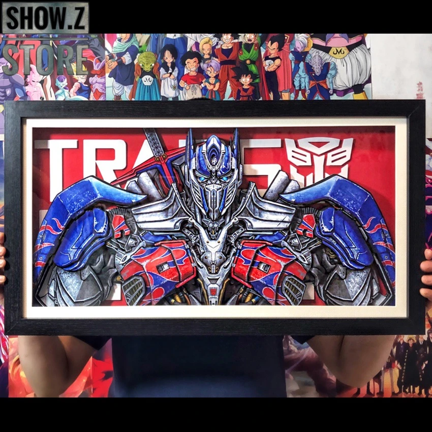 ChenFu Studio Transformers: Age Of Extinction Optimus Prime 3D Wall Art Decoration Picture - Image 5