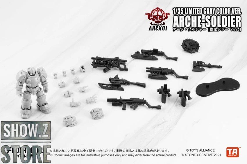 Toys Alliance ARC-X01 Arche-Soldier Limited Gray Color Version - Image 3