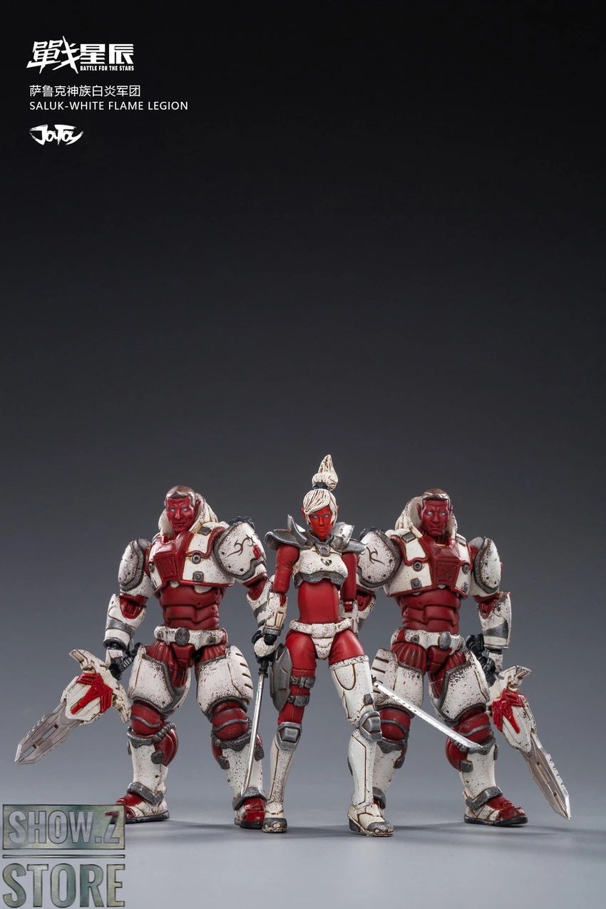 JoyToy Source 1/18 Saluk White Flame Legion Set Of 3 - Image 5