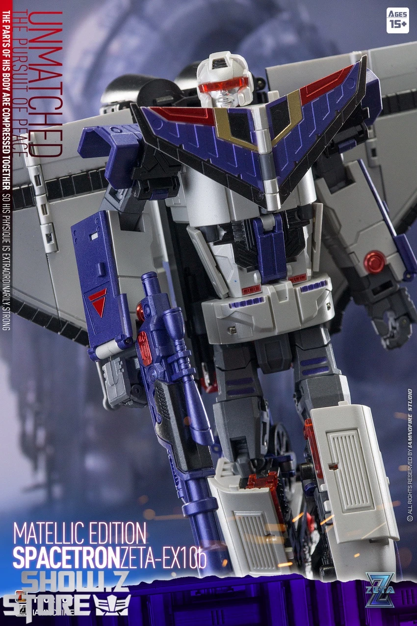 Zeta Toys EX-10B Spacetron Astrotrain Metallic Version - Image 6