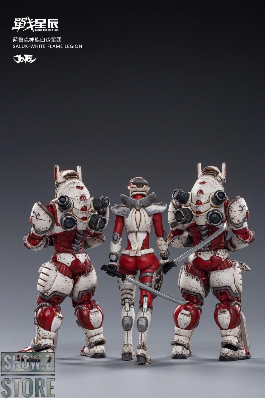 JoyToy Source 1/18 Saluk White Flame Legion Set Of 3 - Image 8