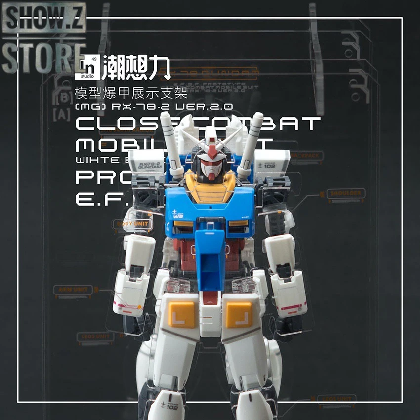 Inforce MG02 MG 1/100 RX-78-2 GUNDAM Ver.2.0 Internal Structure Showcase Display - Image 4