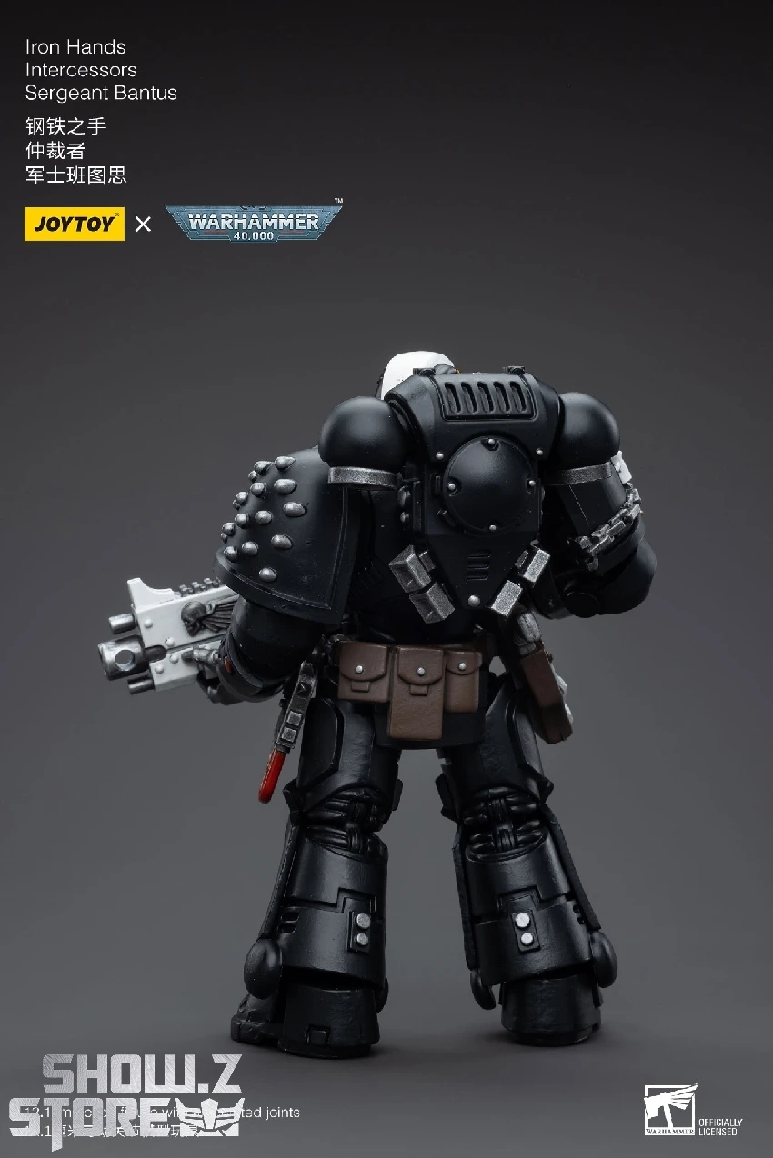 JoyToy Source 1/18 Warhammer 40K Iron Hands Intercessors Sergeant Bantus - Image 5