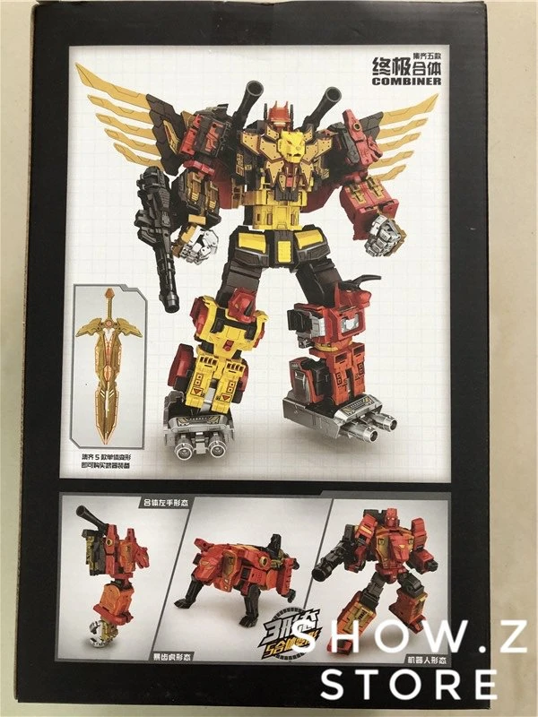 WeiJiang WJ Sky Soarer Rampage Oversized Sabertooth Combination Mode POTP Feral Rex Predaking - Image 3